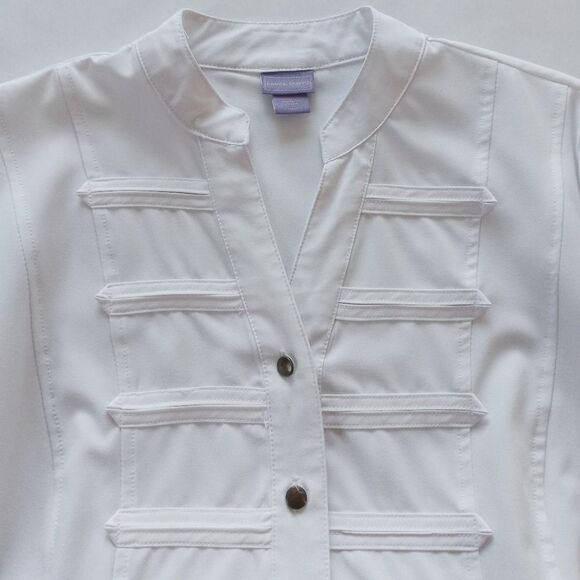 LAURA SCOTT BUTTON DOWN SHIRT SIZE M - Picture 3 of 6